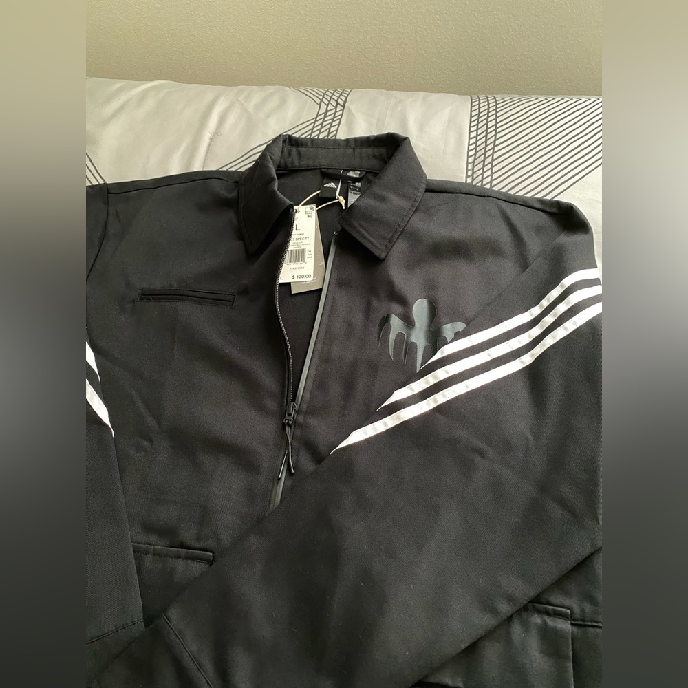 Adidas X 007 James Bond Mens Black Full Zip Jacket